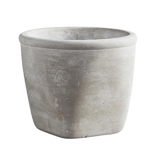 Cement Square Pot - Small