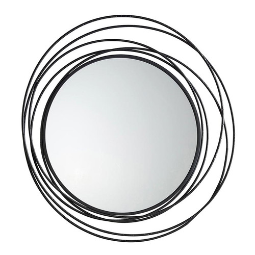Abstract Circular Wall Mirror