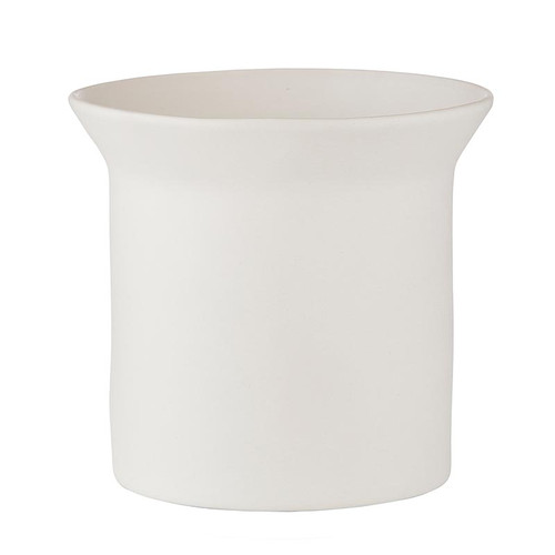 White Ceramic Pot - Medium (DMR030)