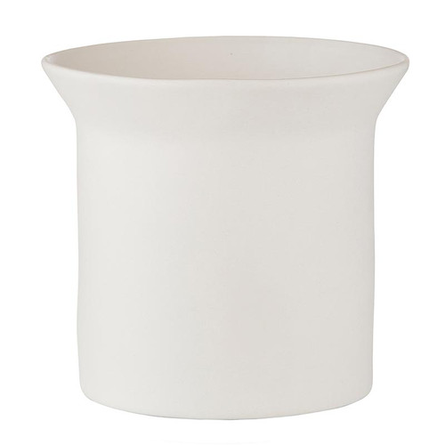 White Ceramic Pot - Small (DMR031)