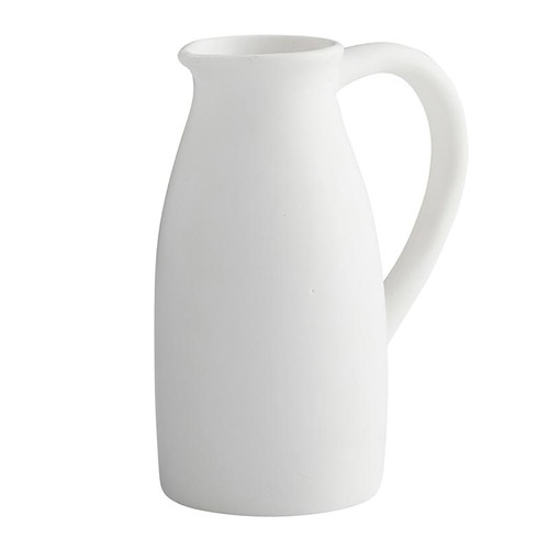 White Ceramic Pitcher