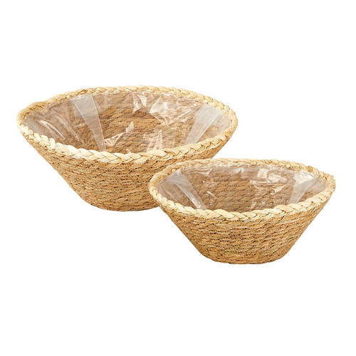 Seagrass Decor Bowls - Set of 2