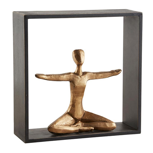 Framed Yoga Statue