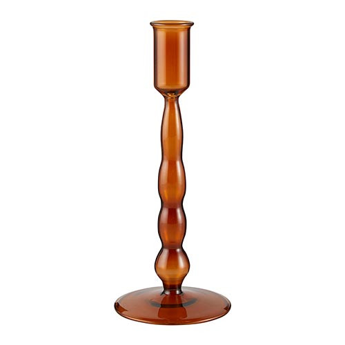 Amber Taper Candleholder - Small
