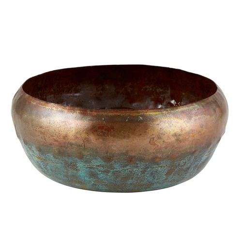 Copper Blue Pot - Small