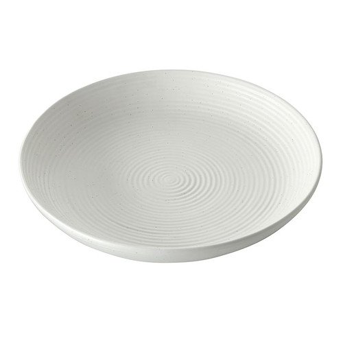 Dove Ribbed Platter Dish