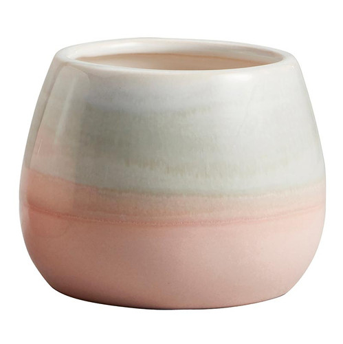 Pink Gray Pot - Small