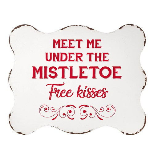 Metal Sign - Mistletoe