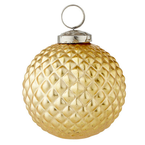 Matte Ornaments - Grain Matte Gold Antique