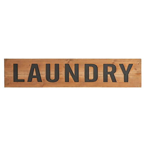 Wooden Laundry Sign