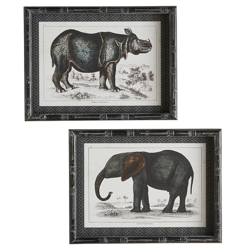 Framed Painting - Animal - Set of 2