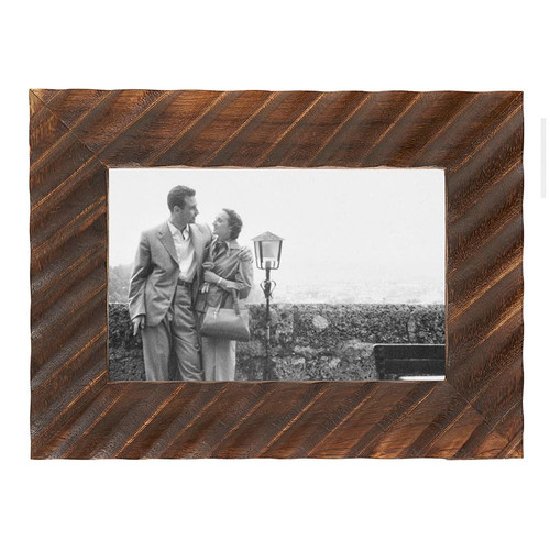 Wooden Stripe Photo Frame