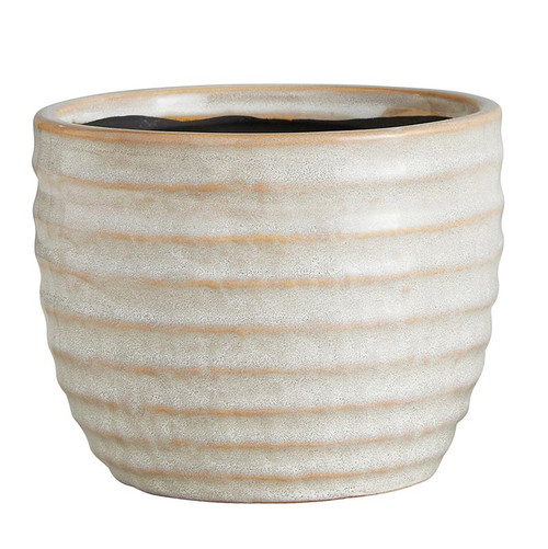 Striped Ceramic Pot - Large