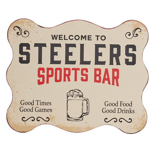 Steeler Bar Sign