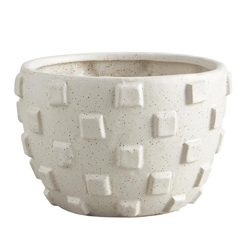 Wide Square Texture Pot - Small - [Consumer]47th & Main