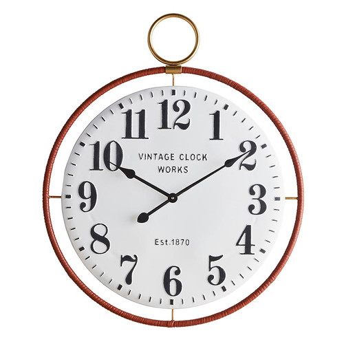 GRAND HOTEL 掛時計 約35cm x 25cm New York Grand Hotel Clock - [Consumer]47th & Main