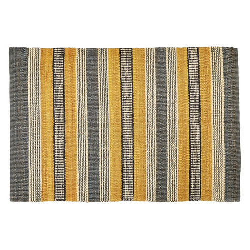 Brown Shades Striped Rug