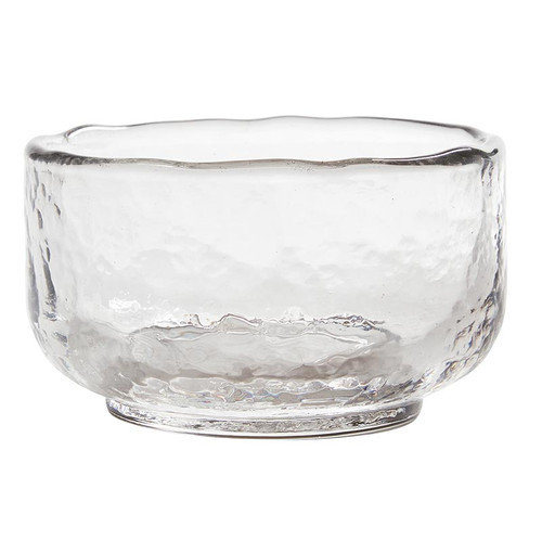 Large Pebbled Glass Bowl