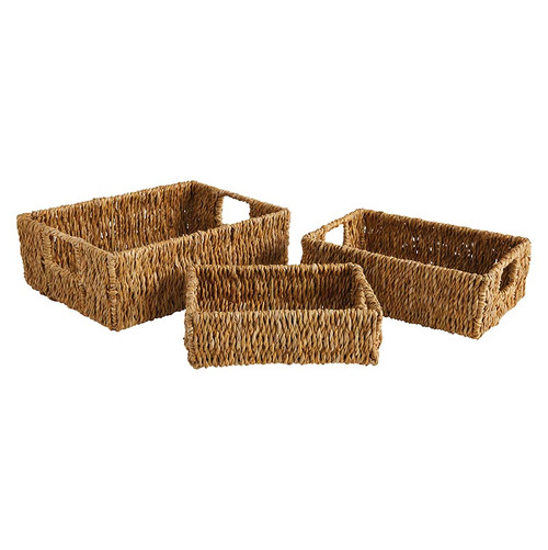 Seagrass Mini Bins - Set of 3