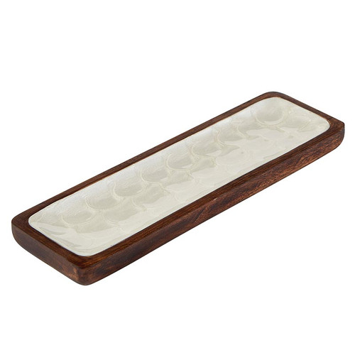 Inlaid Walnut Tray - Medium