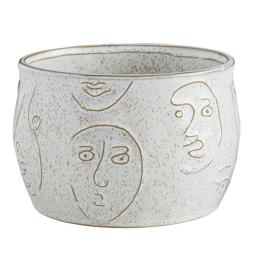 Abstract Face Pot - Large