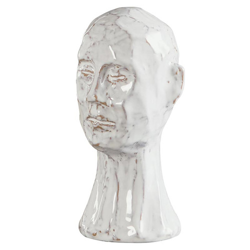 Glazed Face Pot - Small