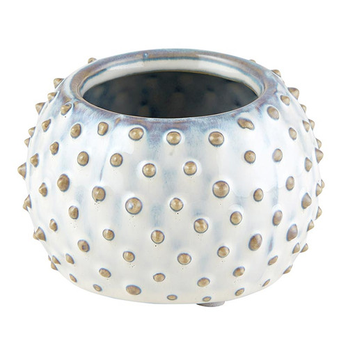 Cream Dot Planter