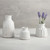 White Flower Pot - Petit