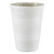 Matte White Stripes Vase