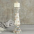 White Wood Pedestal - Small