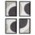 Framed Painting - Circle - Set of 4