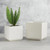 White Square Pot - Large