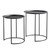 Black Wire Side Tables - Set of 2