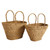 Oval Seagrass Bag - Set of 2