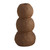 Brown Bubble Candleholder