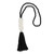 Black and White Shells Tassel