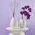 Dove Contour Linear Vase