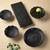 Noir Round Tray - Large