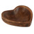 Brown Wooden Heart - Small