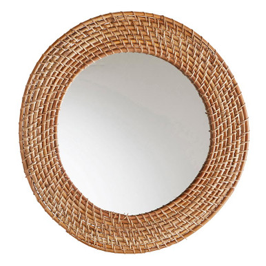 Rattan Round Mirror - Small