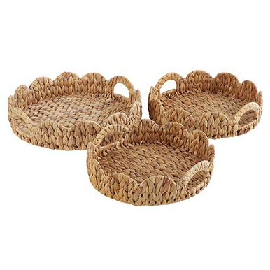 Scalloped Trays - Set of 3 - 47th & Main