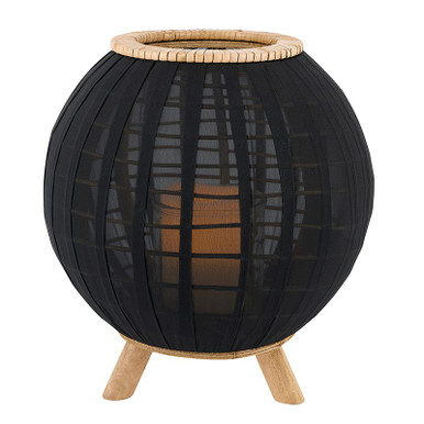 Black Bamboo Lantern - Large - [Consumer]47th & Main