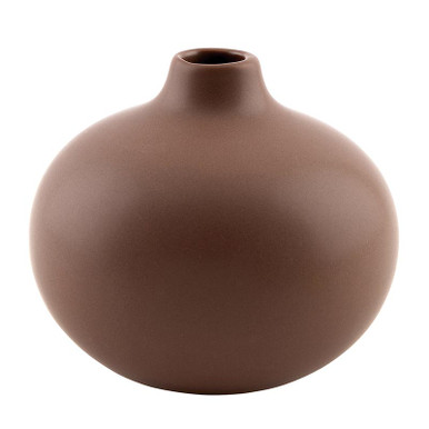 Matte Coffee Ceramic Bud Vase - [Consumer]47th & Main
