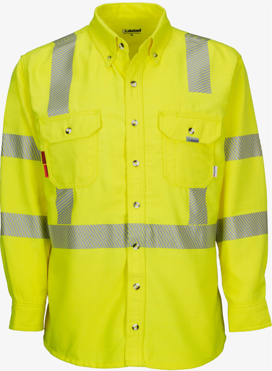 Lakeland Hi-Vis Westex Button Up Shirt 