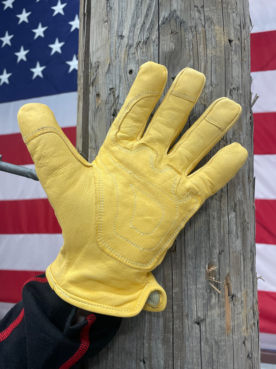 Mustang Hidex Kevlar FR Lined Driver Cut A5 - Dry Canyon FR