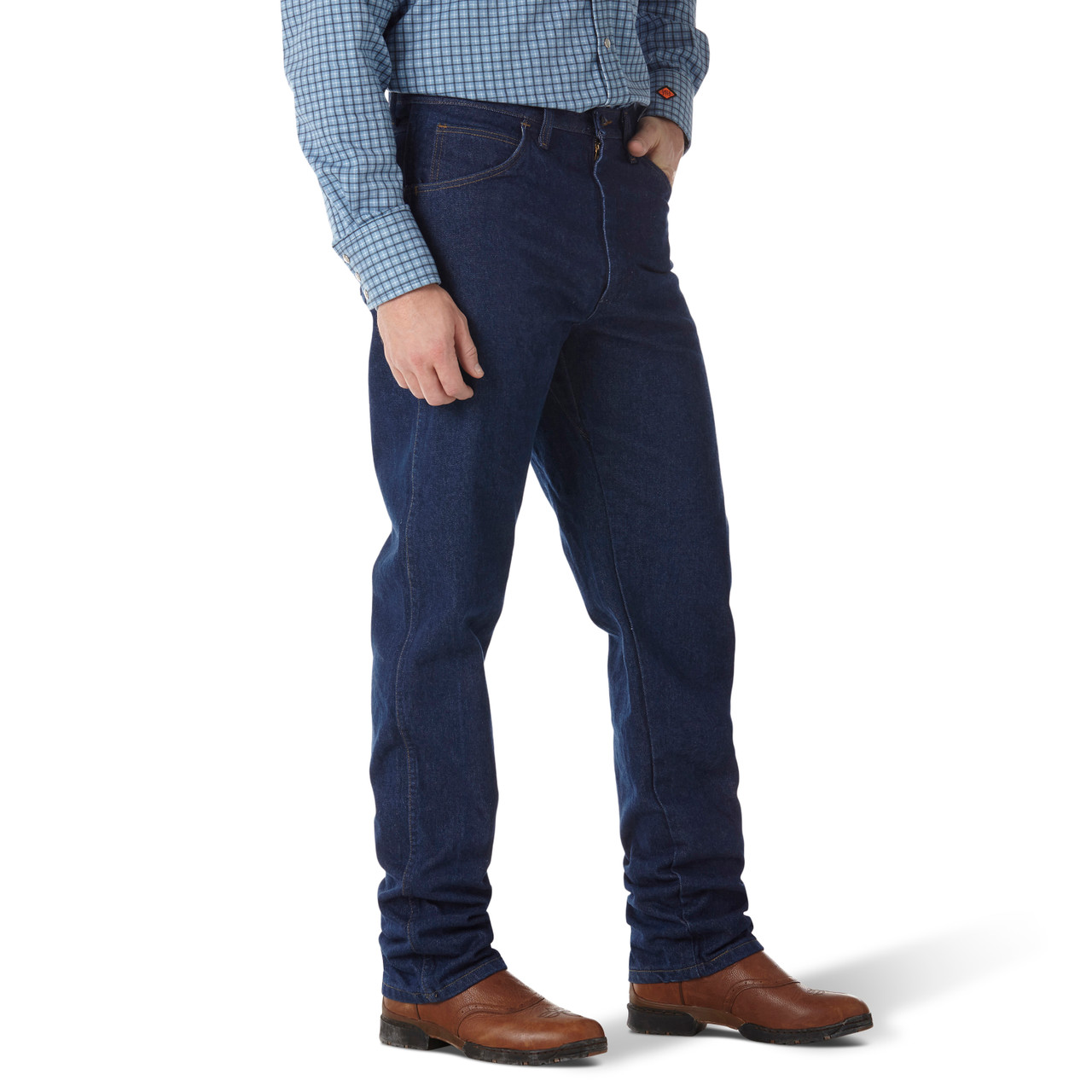 Wrangler Authentics Comfort Flex Waist Relaxed Fit jeans voor heren, Licht steenwassing, 40W / 30L