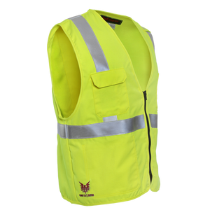 DRIFIRE FR HI-VIS TWILL DELUXE CLASS 2 VEST DRIFIRE FR HI-VIS TWILL DELUXE CLASS 2 VEST