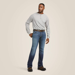 Ariat FR M5 Straight DuraStretch Truckee Stackable Straight Leg Jean (Allow 3-5 Weeks for Delivery) Ariat FR M5 Straight DuraStretch Truckee Stackable Straight Leg Jean (Allow 3-5 Weeks for Delivery)