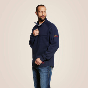 Ariat FR Rev 1/4 Zip Top Navy (Allow 3-5 Weeks for Delivery) Ariat FR Rev 1/4 Zip Top Navy (Allow 3-5 Weeks for Delivery)