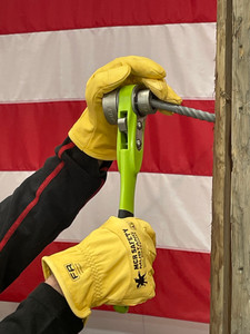 Mustang Hidex Kevlar FR Lined Driver Cut A5 Mustang Hidex Kevlar FR Lined Driver Cut A5